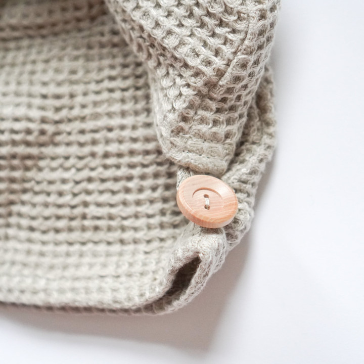 Linned sauna turban - 100% hør