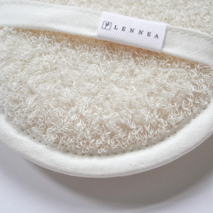 Linen terry washer for sauna - washcloth by Lennea