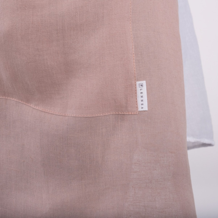 Apron ronja powder pink for kitchen-by Lennea