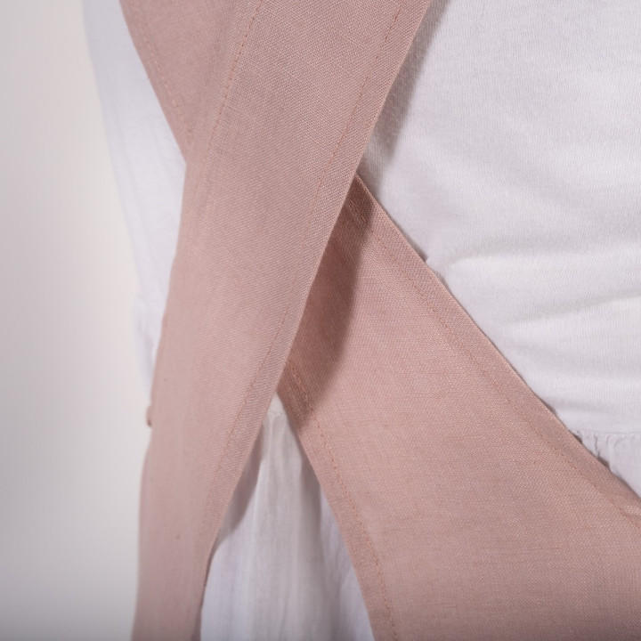 Fartuch Ronja (pudrowy róż)