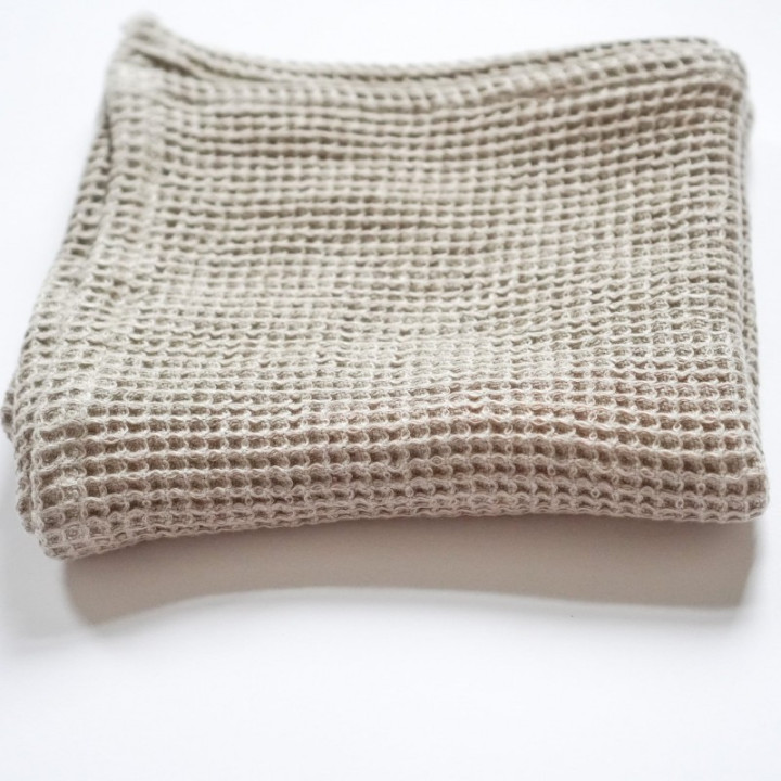 Linned saunamåtte, stor - 65 x 200 cm