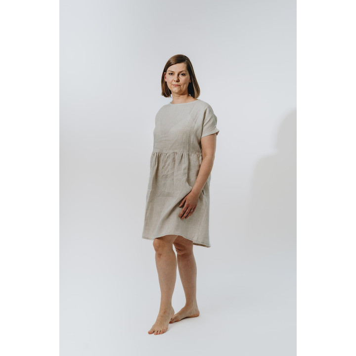 Lniana sukienka Lisa (naturalna)