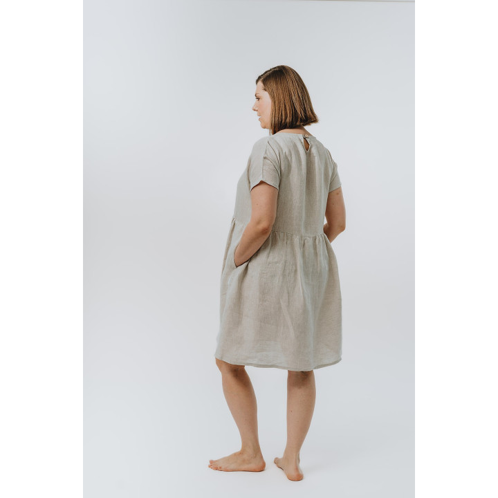 Lniana sukienka Lisa (naturalna)