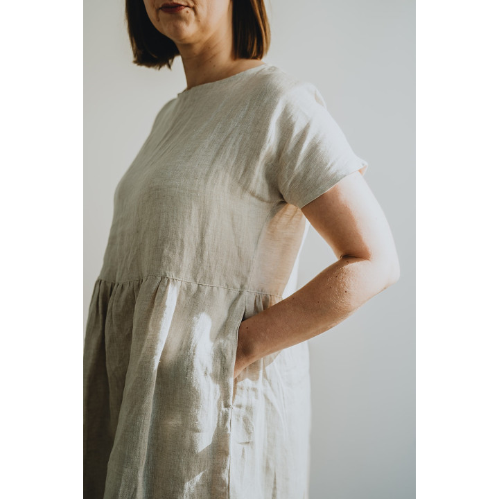 Lniana sukienka Lisa (naturalna)