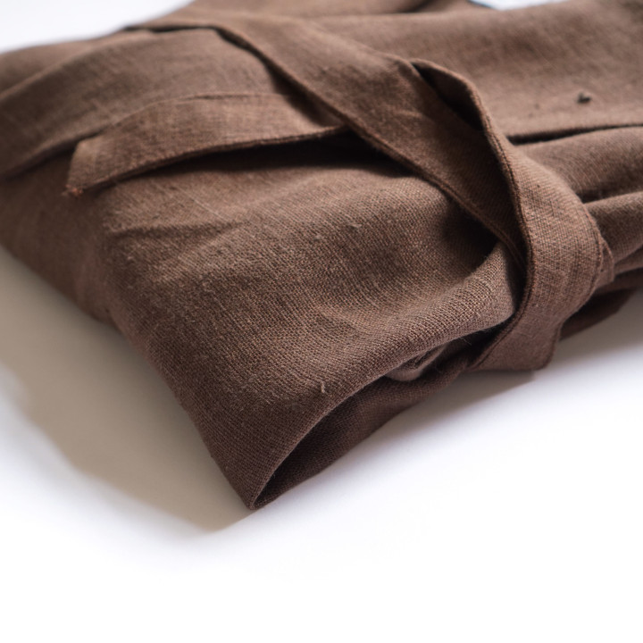 Lniany szlafrok | 100% naturalny i miękki len