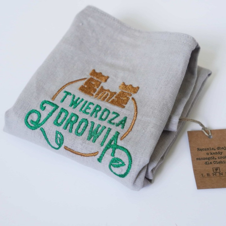 copy of Apron with logo (natural)