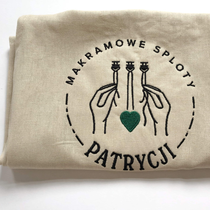 copy of Apron with logo (natural)