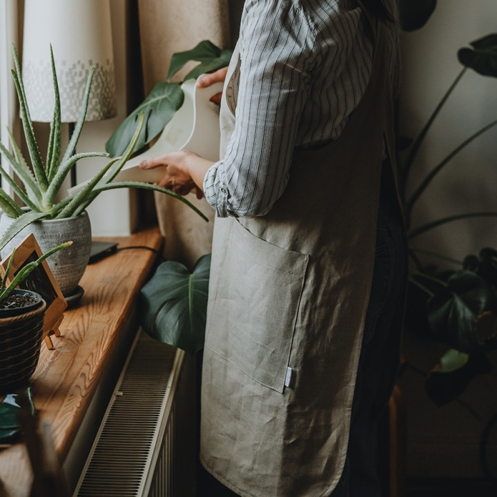 copy of Apron with logo (natural)