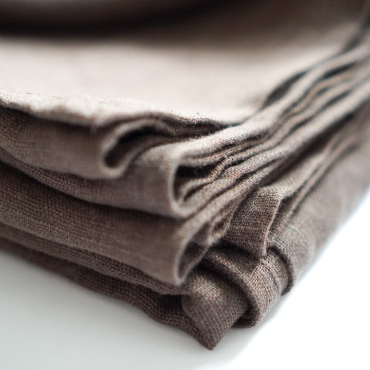 Lniany ręcznik plażowy