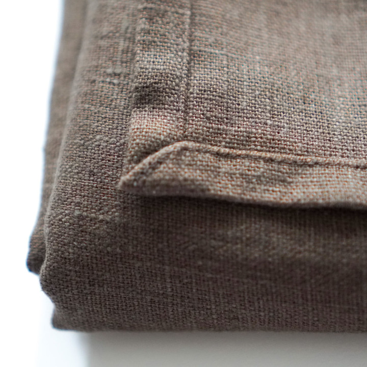 Lniany podkład do sauny