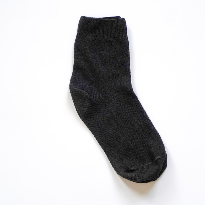 Lniane skarpetki w prążki