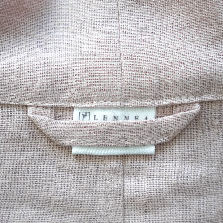 Lniane kimono ( Pudrowy róż ) - Produkt polski | Lennea