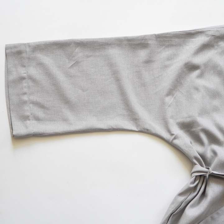 Lniane kimono (popielaty)