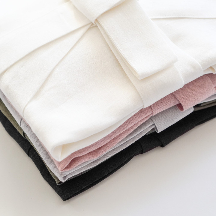 Lniane kimono (kość słoniowa)