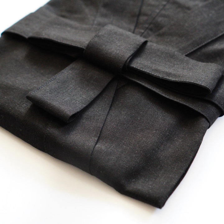 Lniane kimono (czarne)