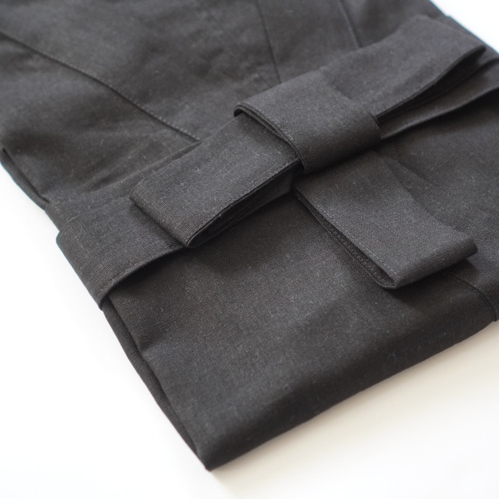 Lniane kimono (czarne)