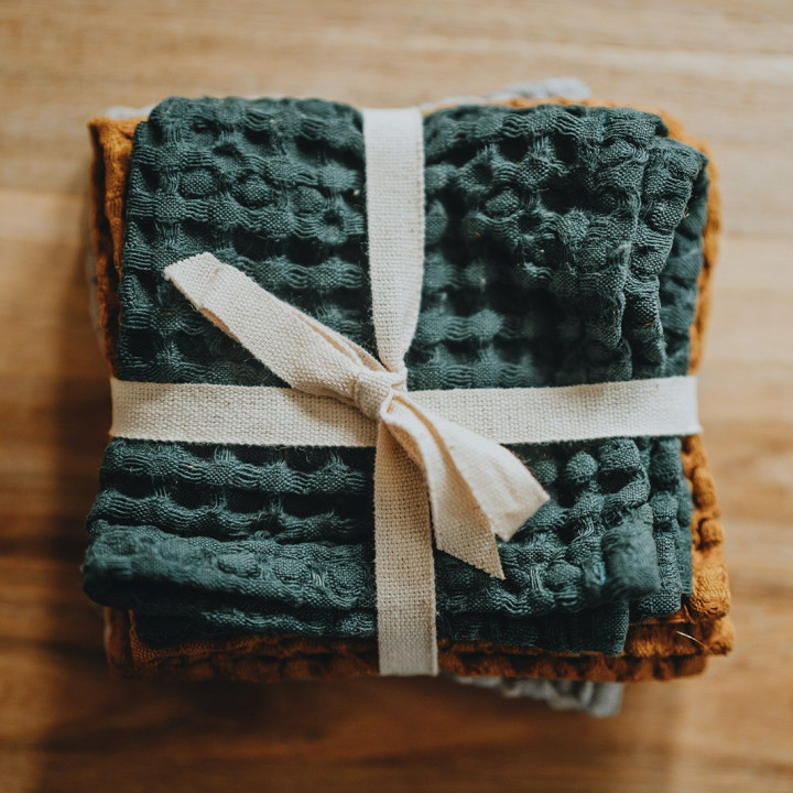 Ręcznik kuchenny lniany wafel