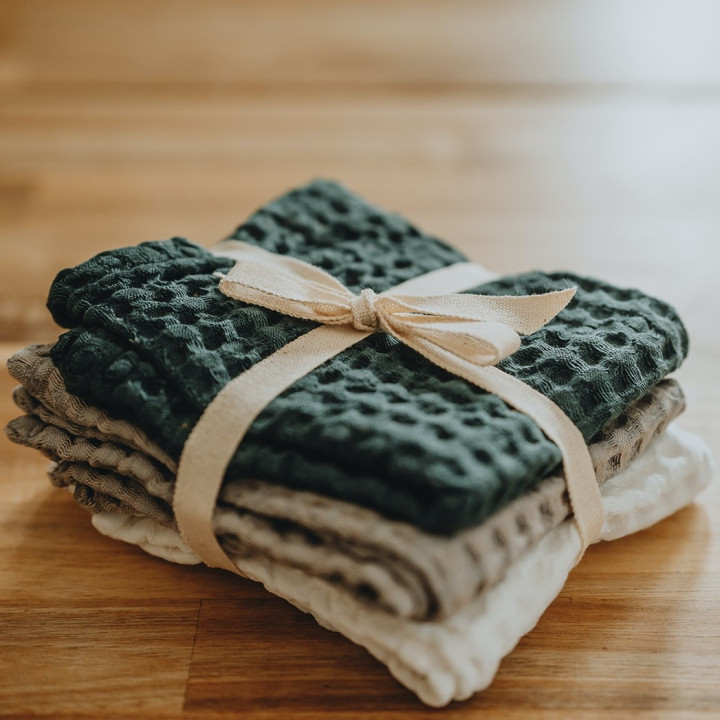 Ściereczka kuchenna lniany wafel