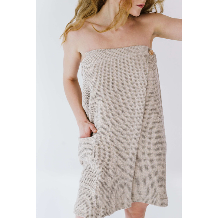 Lniany kilt do sauny - naturalny i delikatny