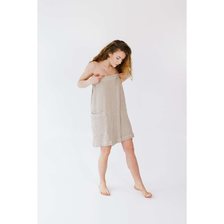 Lniany kilt do sauny - naturalny i delikatny