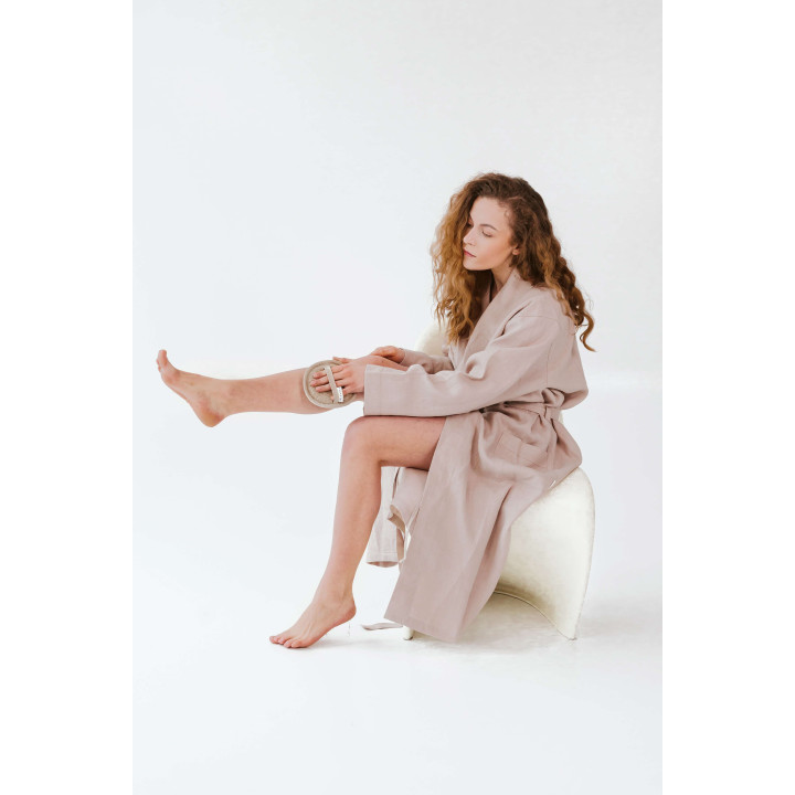 Linen terry washer for sauna - washcloth by Lennea