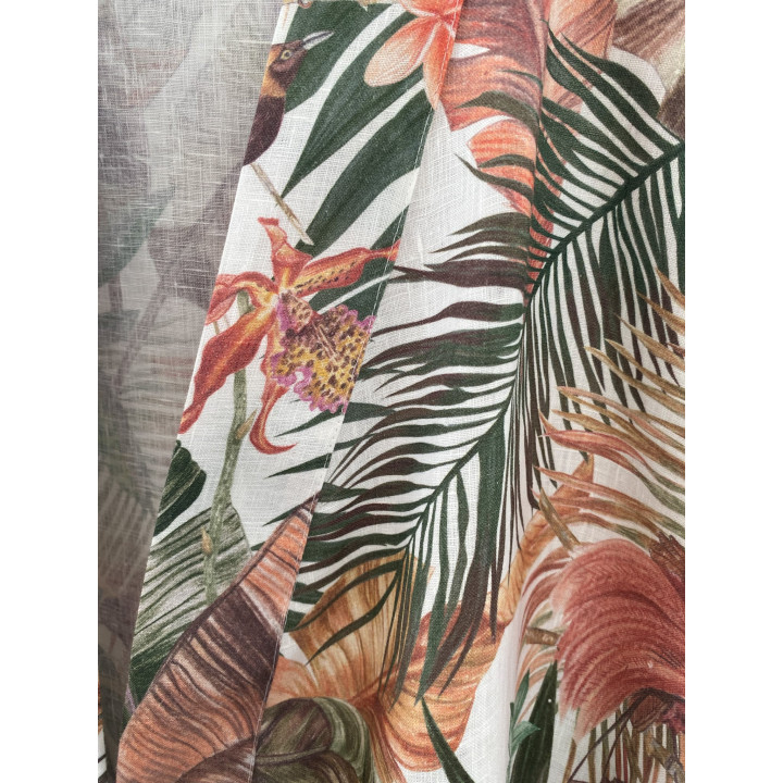 Linned kimono (elfenben) - den perfekte gave til bruden