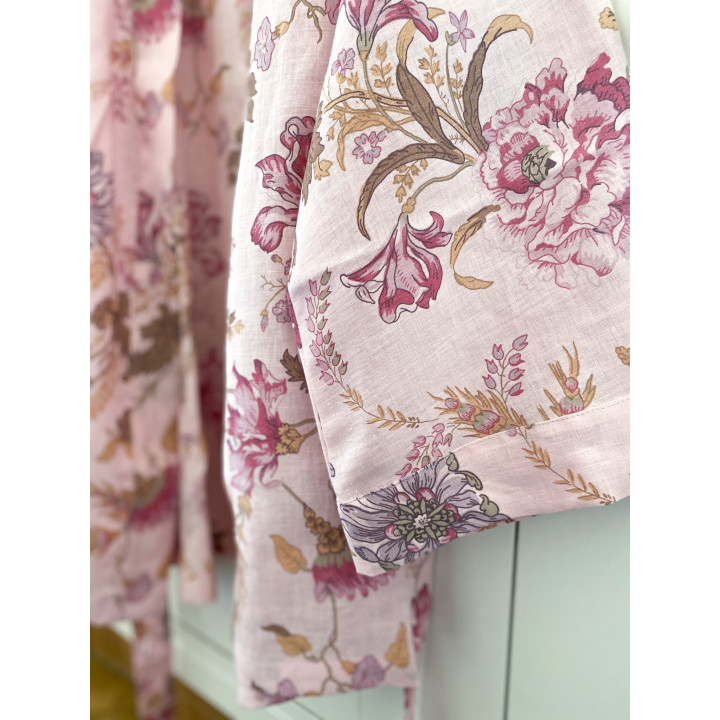 Lniane kimono (Piwonie)