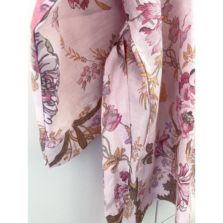 Lniane kimono (Piwonie)