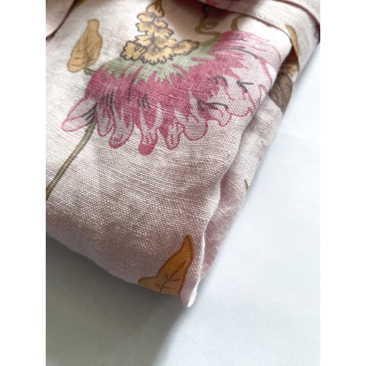 Lniane kimono (Piwonie)