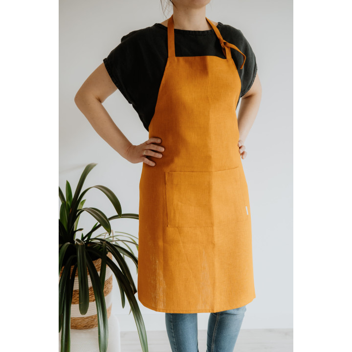 Fartuch klasyczny pomarańczowy