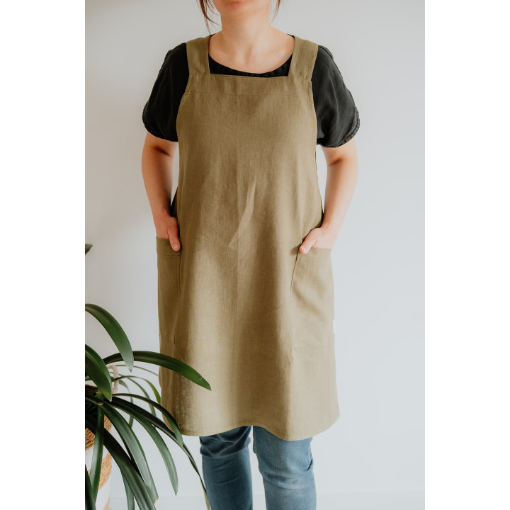 copy of Apron with logo (natural)