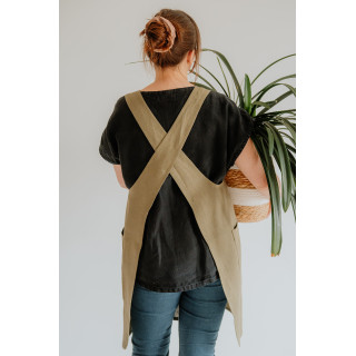 Ronja forklæde (oliven)