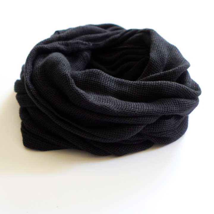 Hørtørklæde (sort)