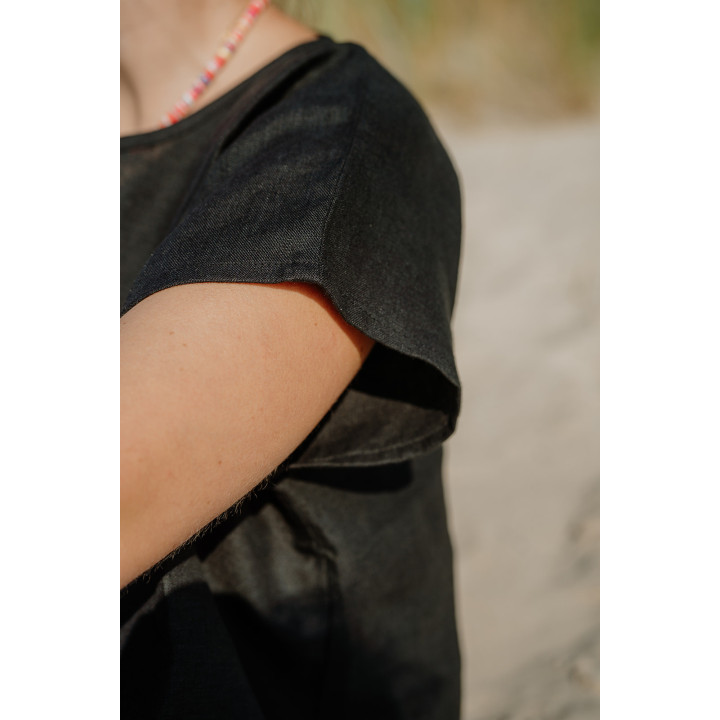 Lniany t-shirt Lovis