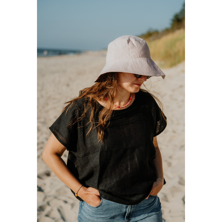 Lniany t-shirt Lovis