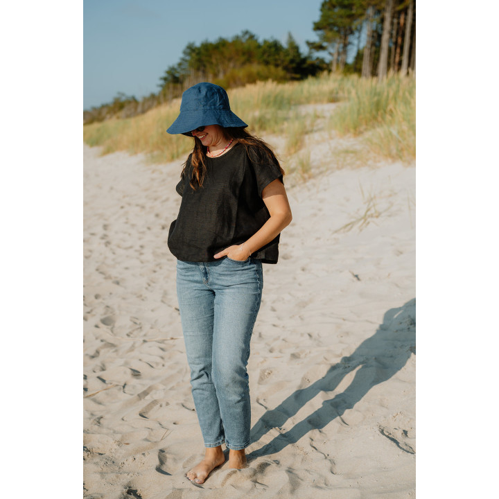 Lniany t-shirt Lovis