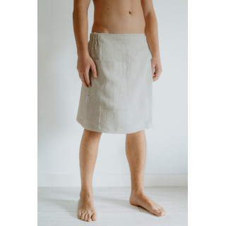 Lniany kilt męski (naturalny)