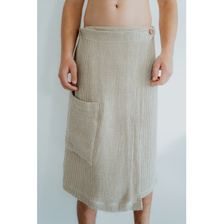 Lniany kilt męski (wafel)