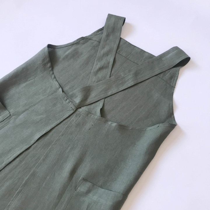 Fartuch japoński (oliwkowy)