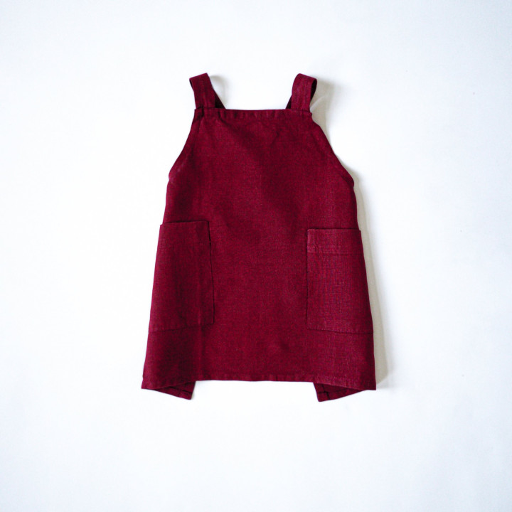 Fartuch dziecięcy Lotta (wiśniowy)