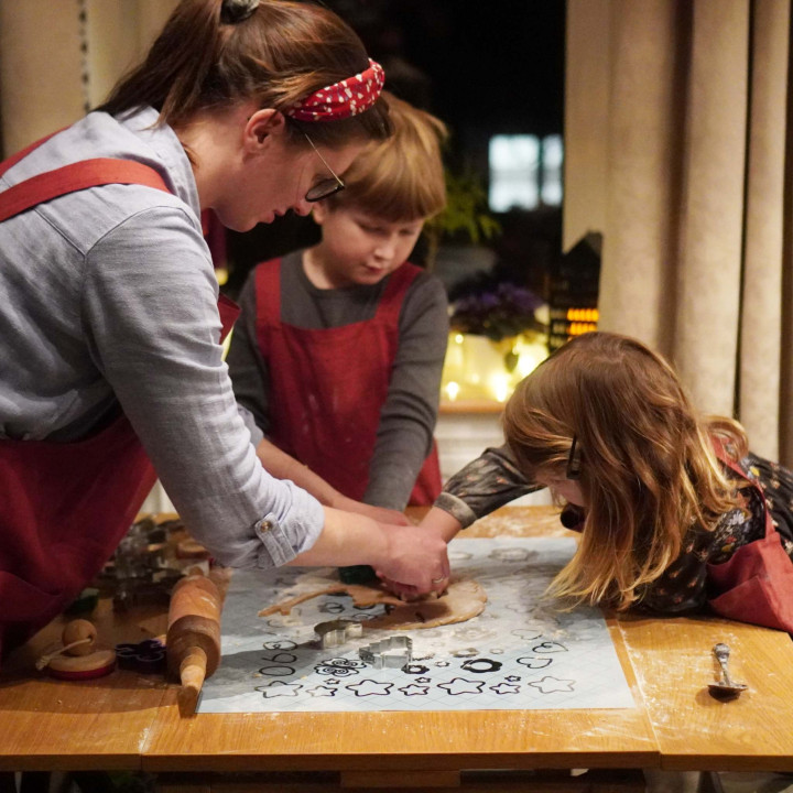 Zestaw rodzic+dziecko (wiśniowy)