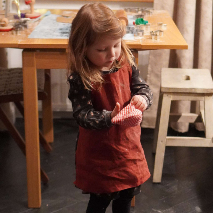 Zestaw rodzic+dziecko (wiśniowy)