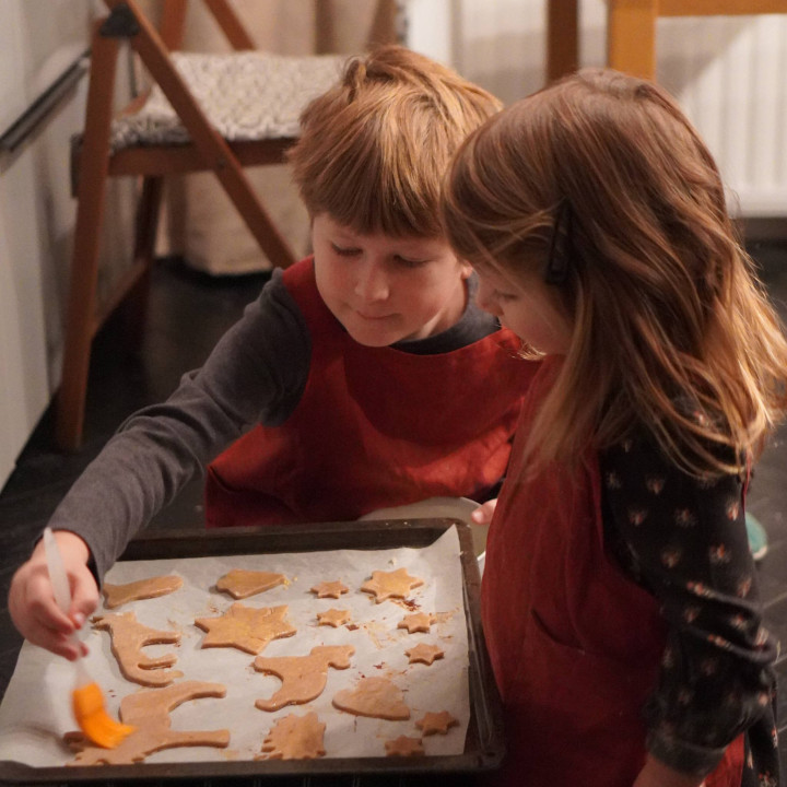 Zestaw rodzic+dziecko (wiśniowy)