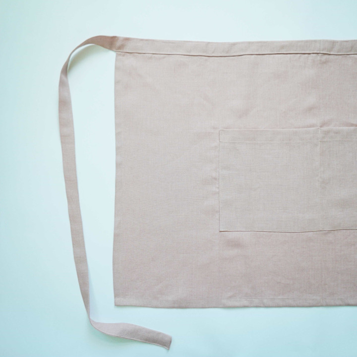 Forklæde - 100% hør - Forskellige farver