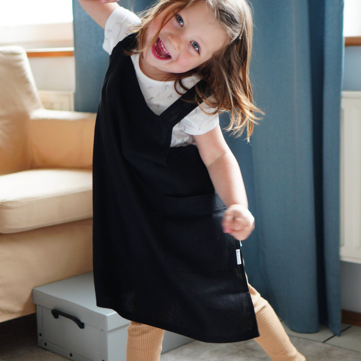 Fartuch dziecięcy Lotta (czarny)