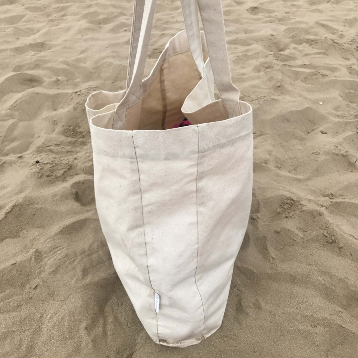 Torba bawełniana Agda (naturalna) - na ramię