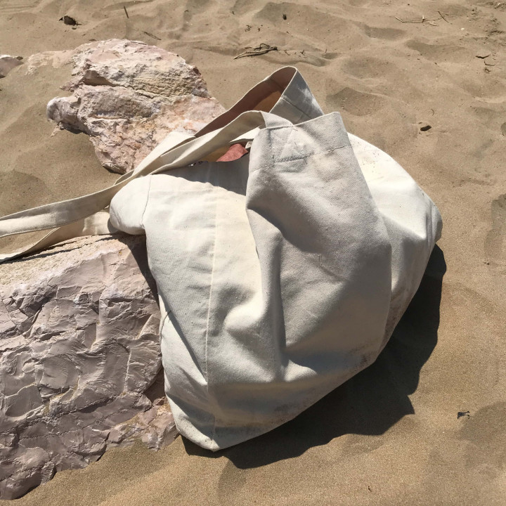 Torba bawełniana Agda (naturalna) - na ramię