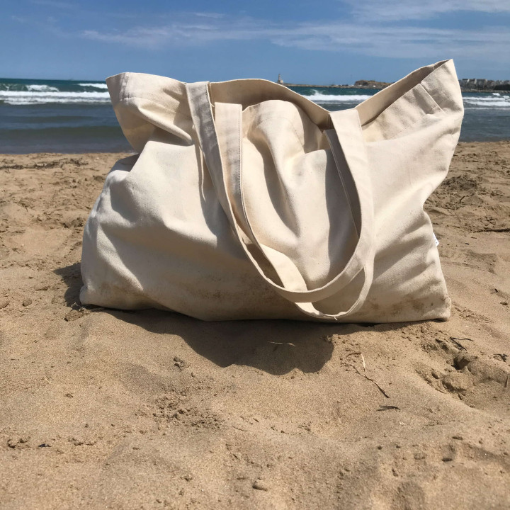 Torba bawełniana Agda (naturalna) - na ramię