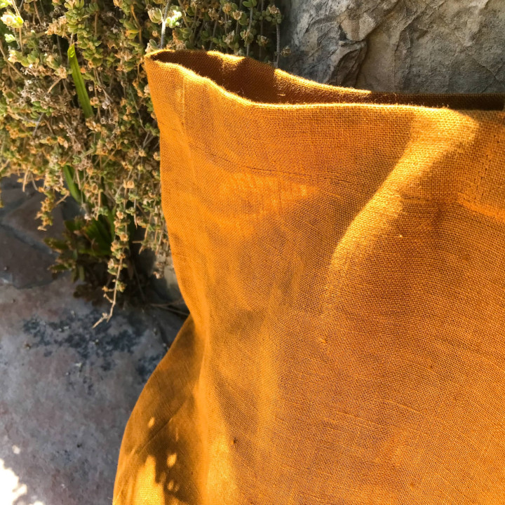 Agda hørtaske - meget rummelig og komfortabel