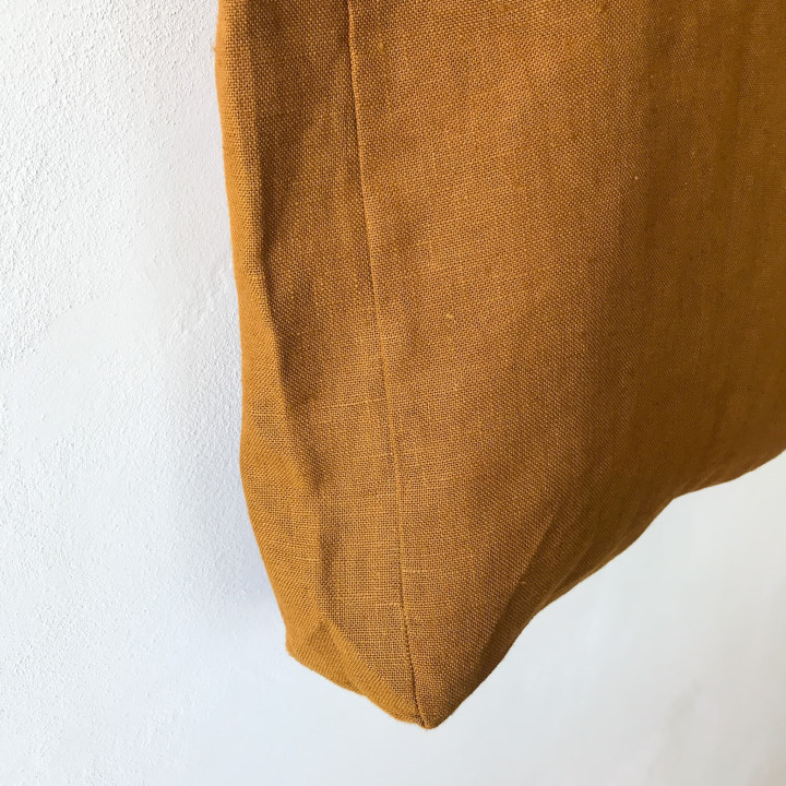 Agda hørtaske - meget rummelig og komfortabel